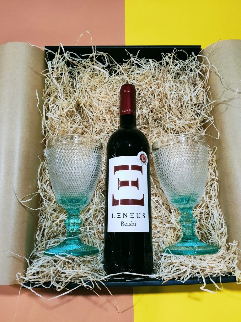 Pack Brindis Deluxe Vino Tinto macerado con Hongo Reishi